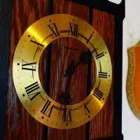 Kieninger механичен стенен часовник,работещ. , снимка 6 - Антикварни и старинни предмети - 23335747