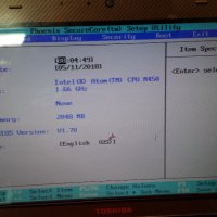 Продавам лаптоп на части Toshiba NB305, снимка 1 - Части за лаптопи - 21558427