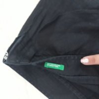 Пола на benetton   от лен , снимка 1 - Поли - 25584419