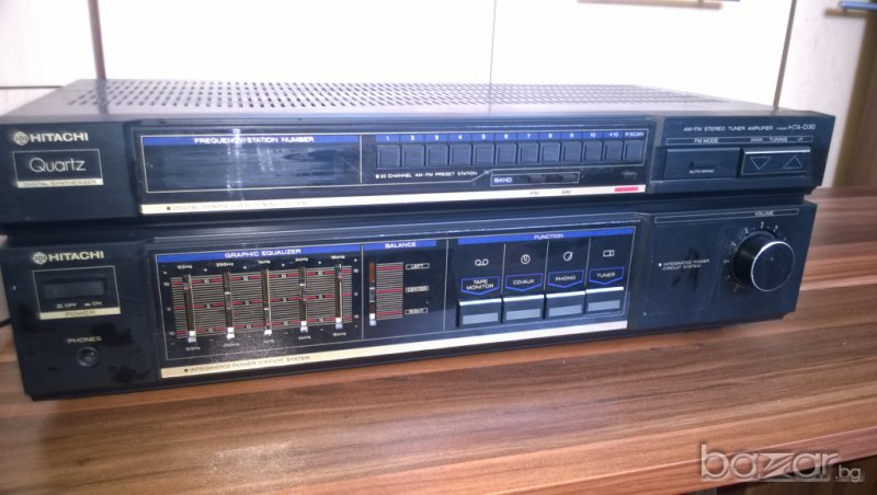hitachi hta-d30-stereo receiver-нов внос от франция, снимка 1