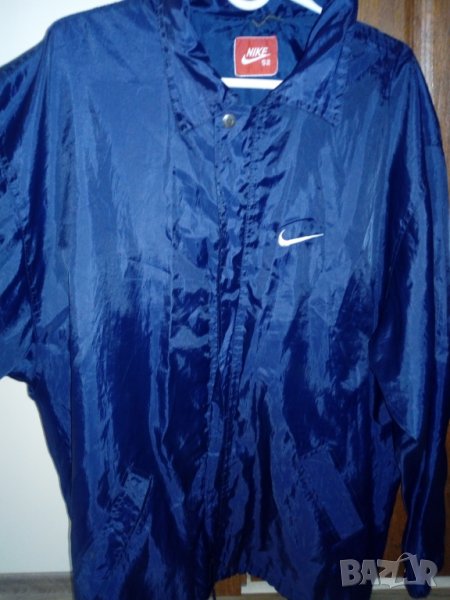 Тъмно синьо яке ветровка Nike, размер 52, снимка 1