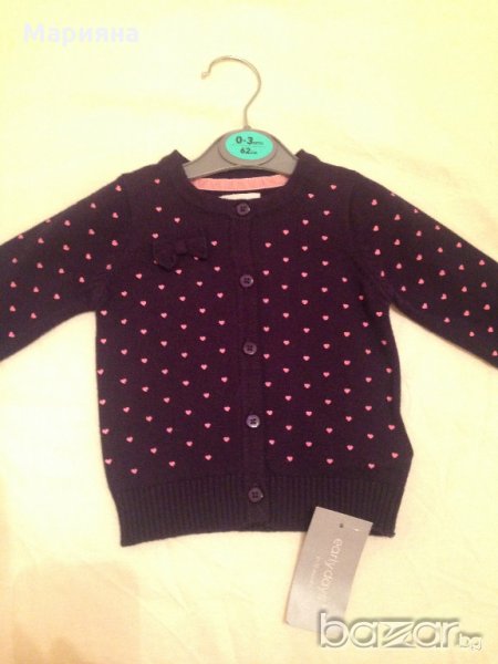 жилетка за момиче 0-3мес., снимка 1