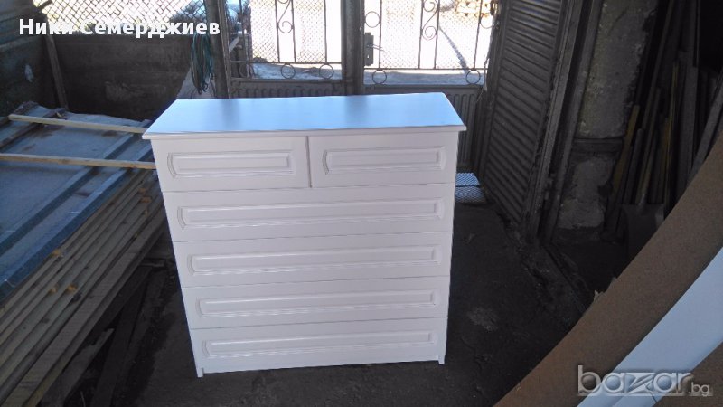 Скрин с размери 100/100/50- от масив бял , снимка 1