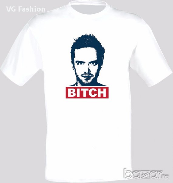 В обувките на Сатаната Breaking Bad Jesse Pinkman Bitch Тениска Мъжка/Дамска S до 2XL, снимка 1