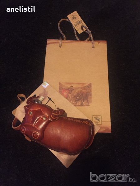 Ключодържател ,портмоне ,телец,естествена кожа, снимка 1