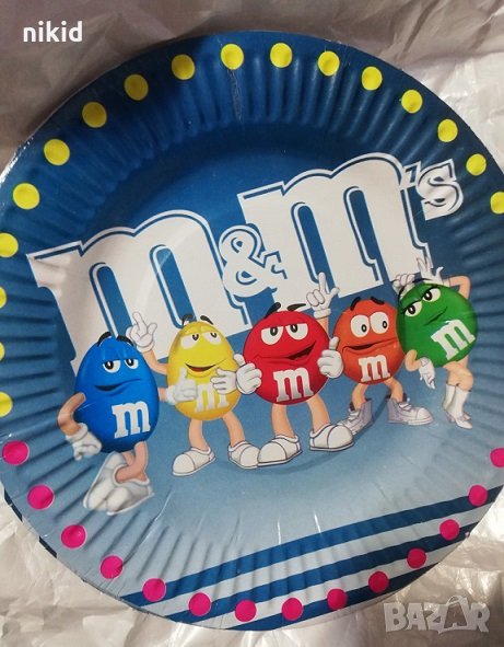 бонбонки M&M's 10 бр парти чинии чинийки, снимка 1