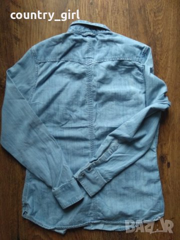 G-star Legion Slim Denim shirt wmn - страхотна дамска риза, снимка 7 - Ризи - 23765676