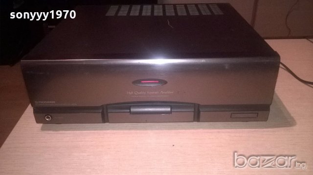 pioneer m-j200-power amplifier-made in japan-от швеицария, снимка 2 - Ресийвъри, усилватели, смесителни пултове - 19466074