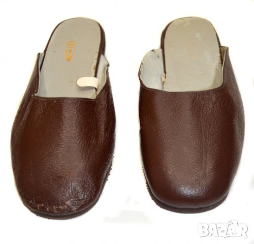 Мъжки чехли естествена кожа, снимка 2 - Мъжки сандали - 23479178