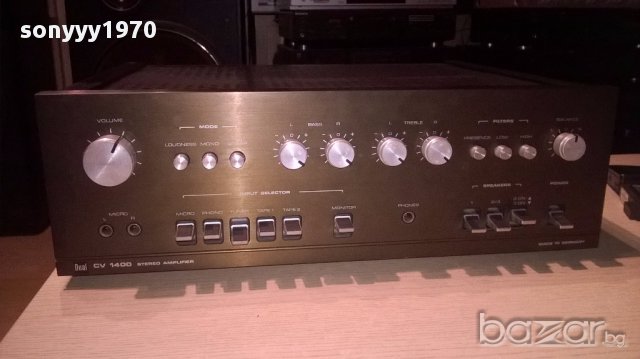 Dual-stereo amplifier-germany-як ретрак-внос швеицария, снимка 7 - Ресийвъри, усилватели, смесителни пултове - 15736234