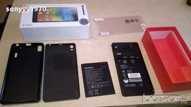 lenovo a7000 комплект-спукано стъкло