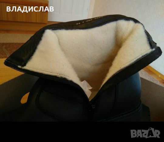 НОВИ Боти-44 и 45 N Естествена кожа, снимка 3 - Мъжки боти - 26031415