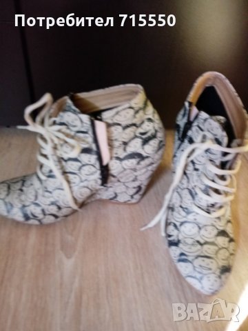 Интересни обувки 38 номер , снимка 3 - Дамски ежедневни обувки - 22963563