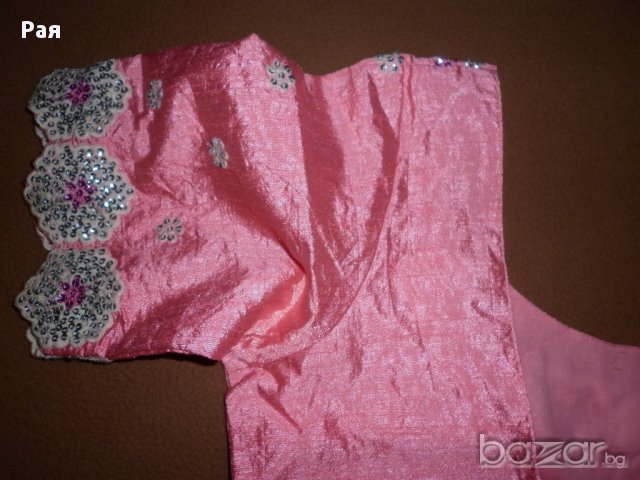 Индийско  Сари + блуза , снимка 14 - Рокли - 16273634