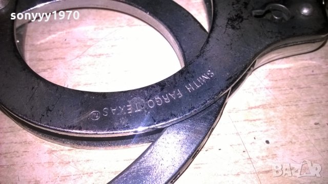 smith fargo texas-оригинални белезници-внос франция, снимка 8 - Оборудване и аксесоари за оръжия - 26202825