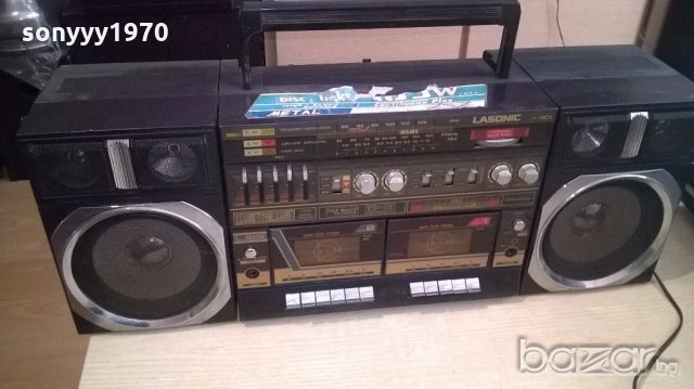 lasonic with disco light-голям двукъсетъчен-АНТИКА, снимка 14 - Ресийвъри, усилватели, смесителни пултове - 19438838