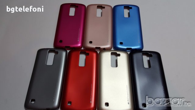 LG K8 луксозен силиконов гръб с метален отблясък i-jelly, снимка 2 - Калъфи, кейсове - 16195737