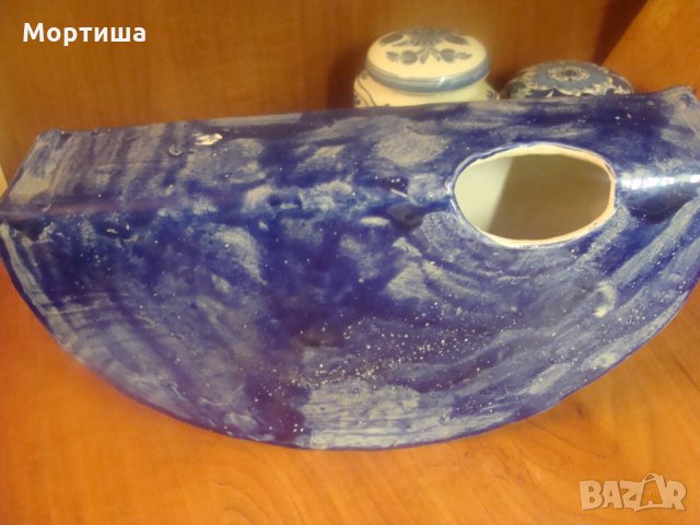 Арт деко Великолепна керамична ваза ръчна изработка , снимка 2 - Декорация за дома - 24139592