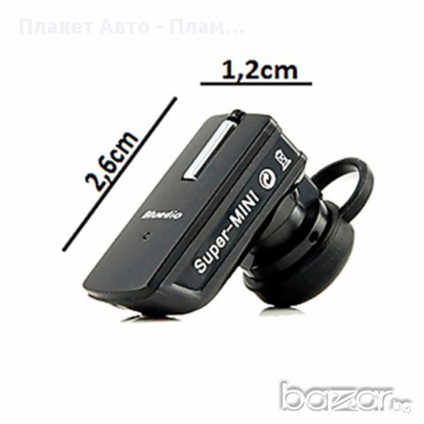Мини хендсфри Bluetooth слушалка за мобилен телефон, снимка 1 - Аксесоари и консумативи - 13376005