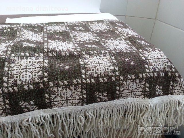 покривка за маса с две лица жакард , снимка 2 - Антикварни и старинни предмети - 14323350