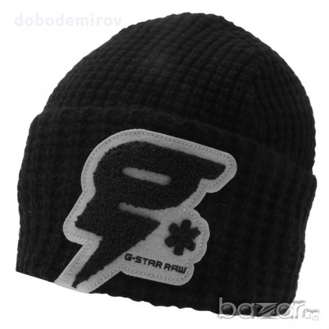 Нова мъжка шапка G Star Avisar Beanie, оригинал, снимка 5 - Шапки - 13475933