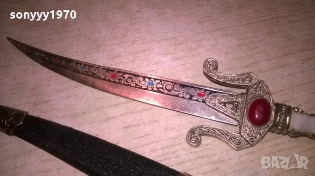 нож/кама с кания-внос швеция-24х5см, снимка 11 - Колекции - 25822471