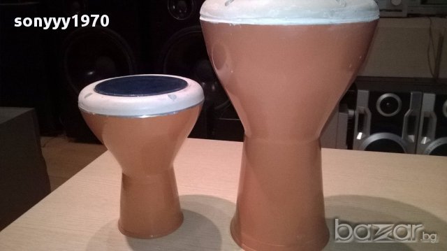 НОВИ-тарамбуки 41х26см-голяма и 26/17см-малка, снимка 2 - Ударни инструменти - 14438249