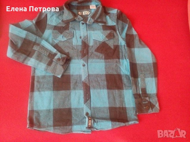 Детска риза РКидс каре размер 138