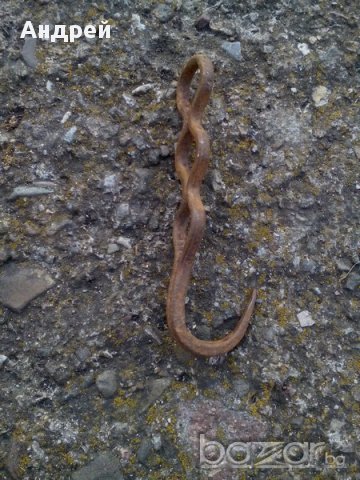 Старинен ченгел,кука,закачалка, снимка 4 - Антикварни и старинни предмети - 17737304