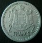2 франка 1943, Монако, снимка 1 - Нумизматика и бонистика - 15869351