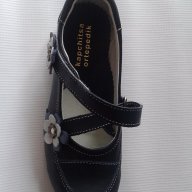Детски обувки за момиче от естествена кожа с лепенка, елегантни, анатомични, снимка 3 - Детски маратонки - 10439851