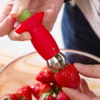 316 Ръчен уред за чистене на ягоди и домати почистване на дръжките, снимка 8 - Прибори за хранене, готвене и сервиране - 21169463