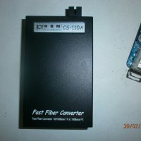 Продавам конвертор за оптичен интернет, снимка 1 - Мрежови адаптери - 22277073