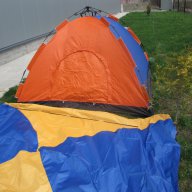 Нова двуслойна палатка с чадъръчно лесно отваряне за 3 човека , снимка 5 - Палатки - 11726757