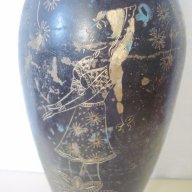 Стара бронзова ваза 2, снимка 4 - Антикварни и старинни предмети - 14786243