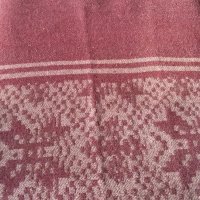 Ретро вълнено одеяло отпреди 80 години , снимка 2 - Олекотени завивки и одеяла - 24487253