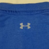 Under Armour НОВА оригинална поло тениска S UA синя фланелка с яка, снимка 6 - Спортни дрехи, екипи - 25314239
