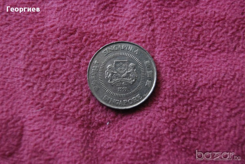 10 цента Сингапур 1991, снимка 1