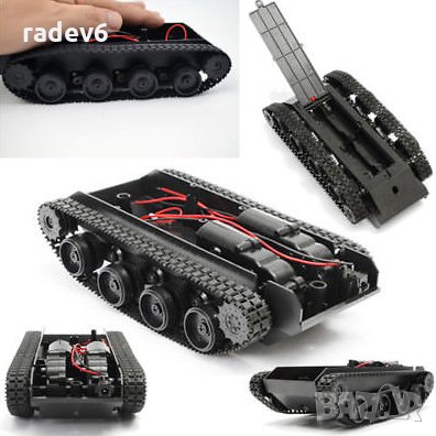 Шаси - верижна платформа с два мотора 3V-7V, снимка 1