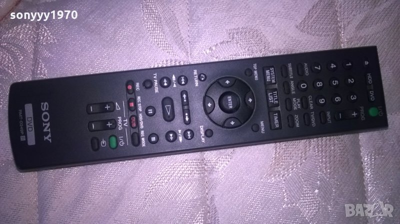 продадено-sony rdr/hdd/dvd remote control-внос швеция, снимка 1