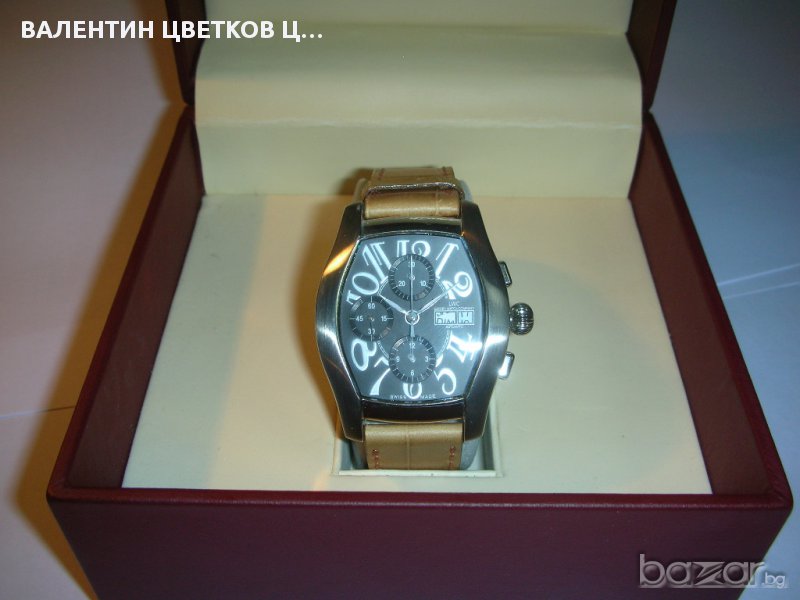 Продавам оригинален швейцарски часовник ЛВЦ, механичен хронограф., снимка 1