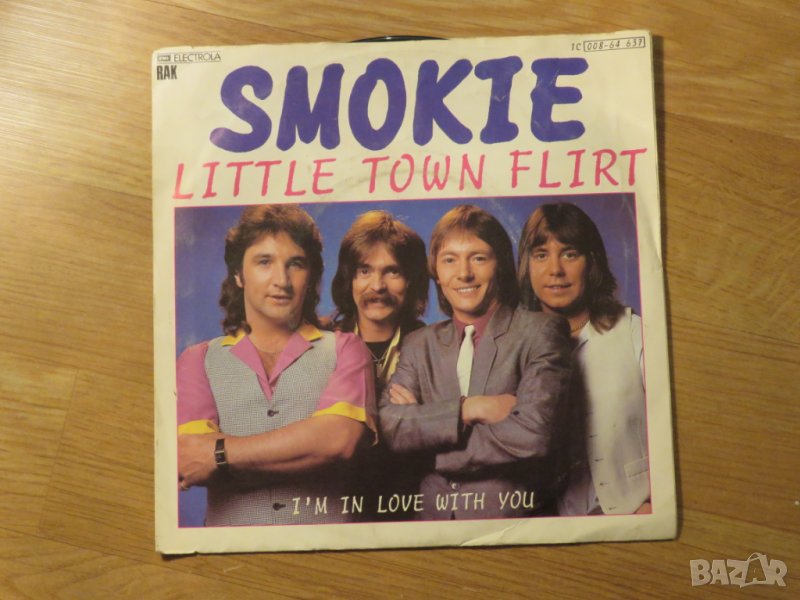 малка грамофонна плоча Смоуки, Smokie - LIttle Town Flirt - изд.80те г., снимка 1