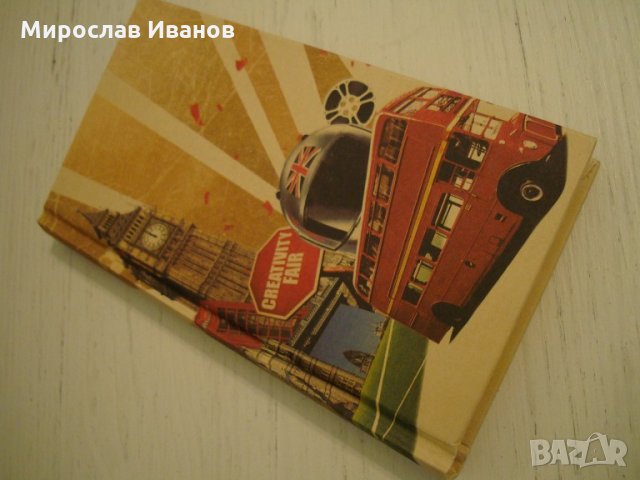 " Червен автобус " - тефтер от Лондон, снимка 3 - Други стоки за дома - 22067855