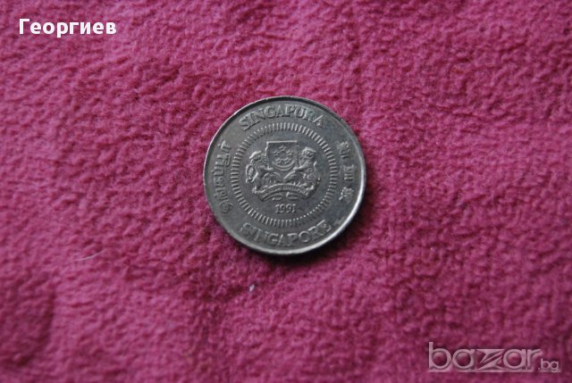 10 цента Сингапур 1991, снимка 1 - Нумизматика и бонистика - 17928783