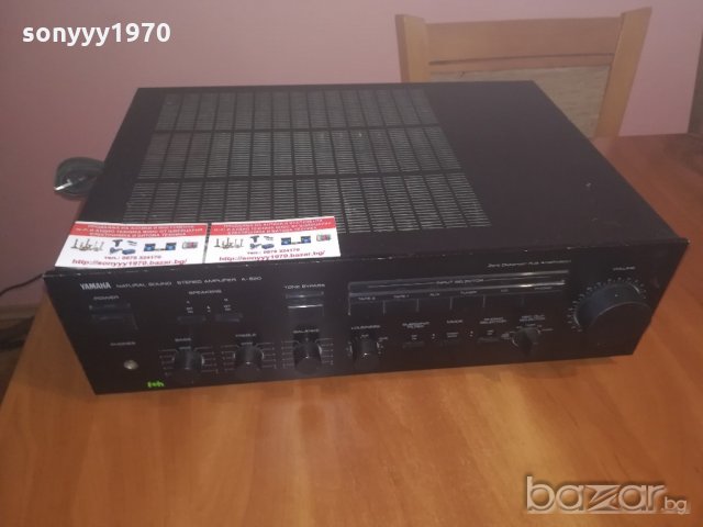 yamaha stereo amplifier-made in japan-внос швеицария, снимка 11 - Ресийвъри, усилватели, смесителни пултове - 20938244