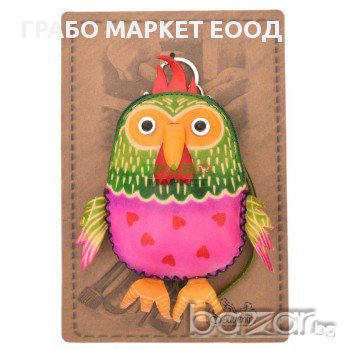 Портмоне - ключодържател във формата на пиле, снимка 1 - Портфейли, портмонета - 15865179