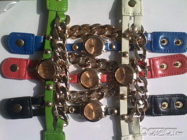 ПРОМОЦИЯ!! Дамски часовник с ефектна кайшка и верижка модел 221, снимка 4 - Дамски - 7664152