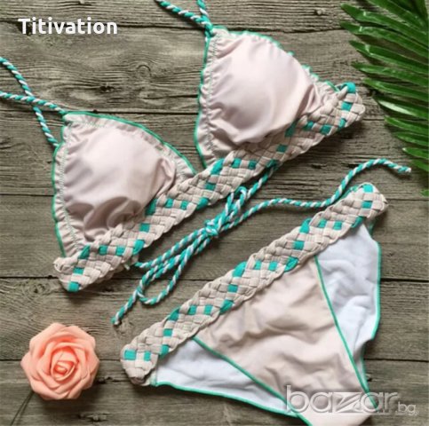 Сив бански костюм 