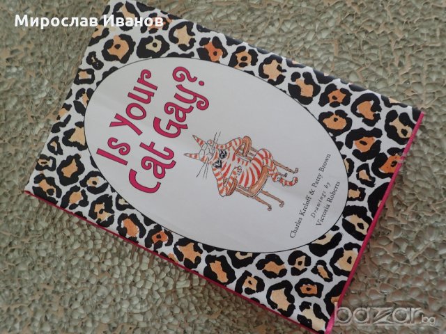  англ. книжка " Гей ли е твоята котка?", снимка 1