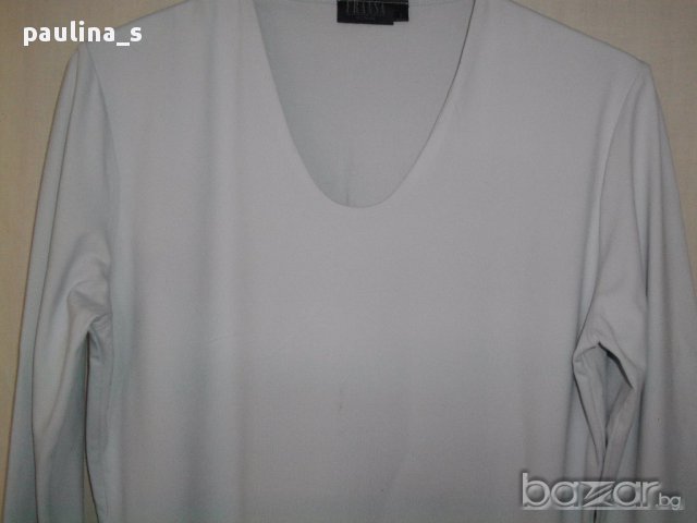 Брандова еластична блузка от ликра "Fransa" original brand / голям размер , снимка 5 - Блузи с дълъг ръкав и пуловери - 15446101